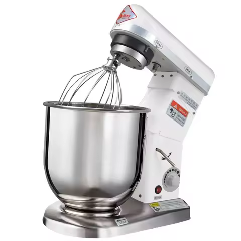 5/7/10L Electric Stand Food Mixer Planetary Food Processor with Dough Hook, Flat Beater, Wire Whip 1