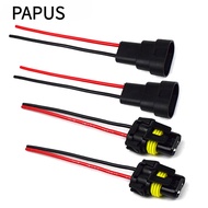 4Pcs 9005 9006 Male Female Plug HB3 HB4 Adapter Socket Wiring Harness Connector Extension Cable