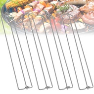 4 Pcs Chicken Wing BBQ Fork Metal Grilling Rails U Shape Design BBQ Grilling Fork Clamping Wing Rail