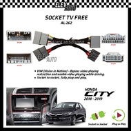 Honda City 2018-2019 Socket TV Free (Bypass VIM) AL-262