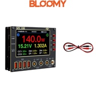 C09 I2C waveform ammeter, 0-40V input dual channel voltage and current tester