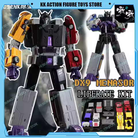 QQT Studio Transformation DX9 Menasor G2 Action Figures Accessory Upgrade Kit 2.0 Liberation Liberat
