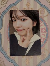 ive yujin kms特典卡 中文卡背