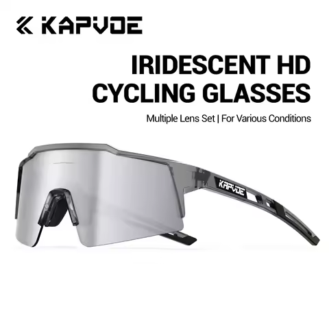 KAPVOE HD UV400 Mountaineering Sunglasses Outdoor Sports Cycling Hiking and Driving Glasses Stylish 
