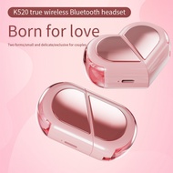 K520 Bluetooth Earphones Wireless Love Deformable Wireless Earphones Creative Wireless Earbuds