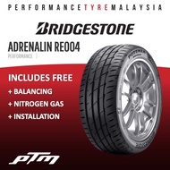 15 16 17 18 inch Bridgestone Potenza Re004 Tyre (FREE INSTALLATION/DELIVERY)