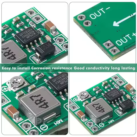 MP1584EN DC-DC Buck Converter Mini 3A Adjustable Step Down Module 4.5-28V to 0.8-20V Voltage Regulat