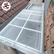 Kanopi Sliding Atap Polycarbonate