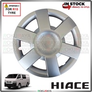 [TOYOTA HIACE DESIGN] 1PCS Universal R15'' Inch OEM Car Wheel Cover Tyre Center Hub Cap Steel Rim Ca