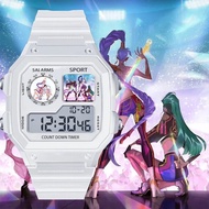 KPOP Huntrix KPOP Demon Hunters Saga Boy Group Same Style Anime Quartz Watch for Kids Middle School 