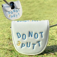 Golf Club putter cover Don't Put English Embroidered Magnetic cover DF3 LAB Universal putter cover
