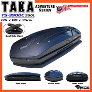 TAKA TS-390DC CARBON Car Roof Box [Adventure Series] [L Size] [carbon 3D] Cargo ROOFBOX