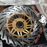 APIDO RACING DISC PLATE 298MM RXZ GOLD/SYM GOLD