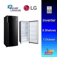 LG Vertical Freezer With Smart Inverter (171L) GN-304SLBT GN-304SHBT