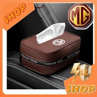 [READY] MG4 EV Leather Car Tissue Box MG Body Kit Car Decoration MG ZS HS MG IM6 MG S5 Auto Parts MG