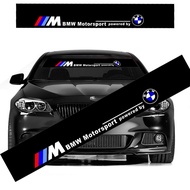 Car Windscreen Windshield Sticker BLACK Decorative Stickers For BMW E36 E39 E46 E90 E60 F10 F30 F20 G20 G30 E53 E85 E70 E84 F48 F15 F25 G01 G02 G05 X1 X2 X3 X4 X5 X6 Accessories