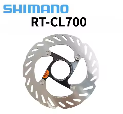 Genuine SHIMANO RT‑CL700 Center Lock Disc Brake Rotor, ICE‑TECH 3D Aluminum Carrier Bicycle Rotor 14