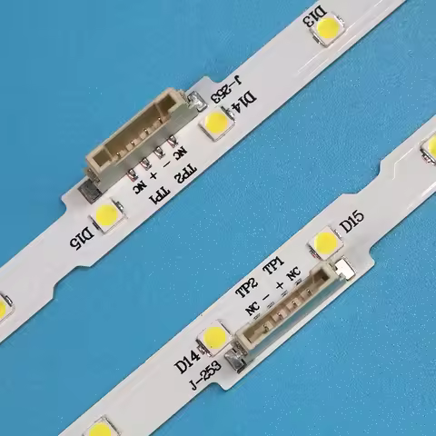 New 2 PCS 28LED LED Backlight Strip for Samsung UE43NU7100U AOT_43_NU7100F UE43NU7120U UE43NU7170U B