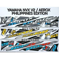 YAMAHA NVX V2 / AEROX PHILIPPINES EDITION ( 34 ) BODY STICKER ( READY STOCK )