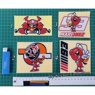 93 Marc Marquez 's Ant Cartoon Designs Sticker Cutting Overlapping Reflective #93 #marc #marquez #an