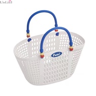 Portable Plastic Bath Storage Basket - Dormitory Organizer for Bathroom Essentials