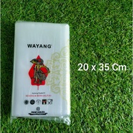(2 packs) PP Wayang 20x35 1kg - PP Wayang BENING - PP Plastic - Laundry Plastic