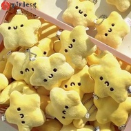 PINLESG Plush Keyrings, yellow Little Star Star Playing Toys,  Plush Star Plush Doll bag