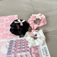 Mocorie - Racybelle Satin Ribbon Scrunchie Coquette Ribbon Bow Pink Scrunchie Pink Coquette Ribbon S