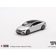 Minigt 1:64 eqs 580 4MATIC bạc kim loại xe hợp kim mô hình mgt508