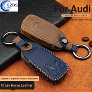 [Audi Key Leather Case Ring] A1 A3 A4 A5 A6 Q3 Q5 Q7 s3 s4 Q7 Q3 Bag A7 A3 Q2L Car Shell Buckle Genu