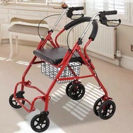 รับประกัน 3 ปี รถเข็นผู้ป่วย walker ช่วยเดิน รถเข็นผู้สูงอายุ Rollator รถเข็นผู้ป่วยหัดเดิน พับเก็บไ