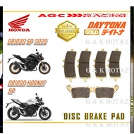 HONDA DISC BRAKE PADS CB1000 SP 2025 , CB1000 HORNET SP 2025 GOLD QUALITY G&K