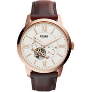 Fossil Men S Townsman Automatic Dark Brown Leather Watch ME3105 For Men