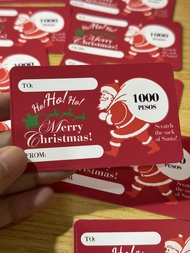 10pcs scratch card money challenge money ampao christmas idea christmas gift party souvenir giveaway