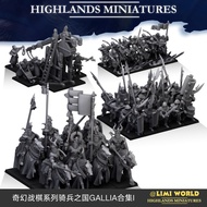 [DND] Fantasy War Chess Knight Country GALLIA Collection One Infantry Knight Old World Resin Board G