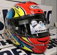 shoei x14安全帽紅加藤大治郎機車頭盔全盔全罩男女賽車跑盔四季通用防摔保護防碰撞摩托騎士裝備通風透氣重機騎乘&amp;代購