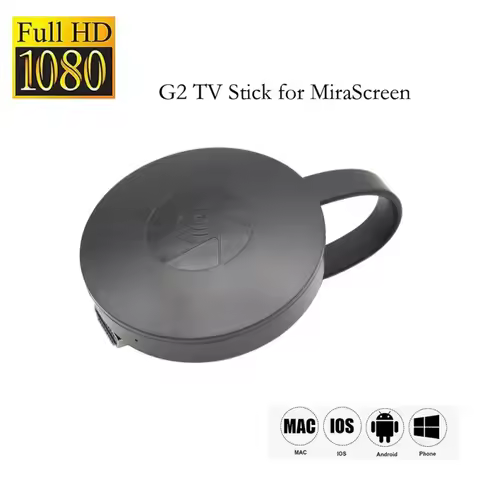 1080P G2 Miracast TV Dongle Wifi Wireless TV Stick Supoort HDMI-Compatible HD Mirror Screen Display 