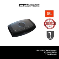 JBL Rise Bluetooth Clock Radio Speaker – Wireless Music, Dual Alarm, FM Radio, LED Display 1YW