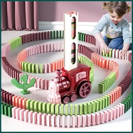 Domino Train Toy Set Domino Blocks Set Fun and Colorful Domino Rally Train Building for Stacking Dom