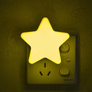 Self-lighting sensor night light, cute star night light