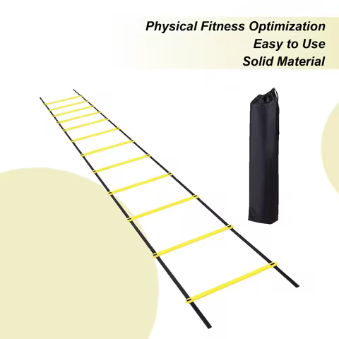 Agility Ladder 19.6ft Workout Ladder with Carry Bag 12 Rung Speed Training Equipment for Gym Outdoor