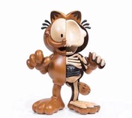 Jason Freeny / 限量200 “ woodworked Dissected Garfield “ 木雕 加菲貓 雕塑 art sculpture mighty jaxx