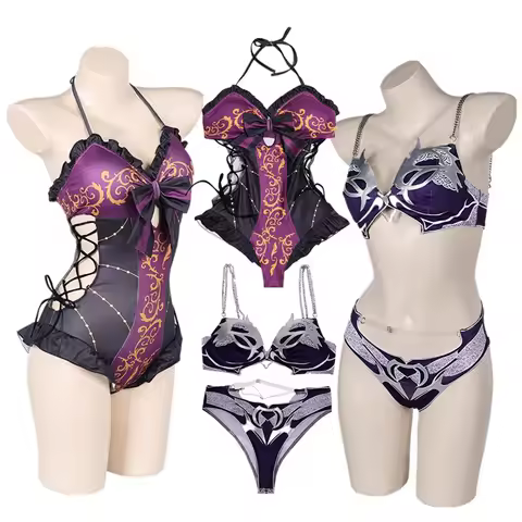 Astarion Shadowheart Cosplay Costume Baldur Cos Gate Fantasy Adult Women Bikini Swimsuit Outfits Hal