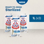 ♞,♘Bear Brand Sterilized UHT Milk 1L - Pack of 3