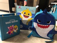 🎤🎤Baby Shark Doo Doo Doo~🎼🎼 蒙特梭利教學～兒童布書+書包