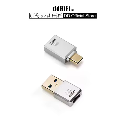 DD ddHiFi TC01A and TC01C HiFi Quality USB-A to USB-C Adapter Converter, Compatible with Phone, Comp