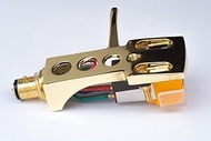 Gold plated Headshell, mount with cartridge and stylus, needle for Sansui FR-D4, SR-737, SR-838, FR-