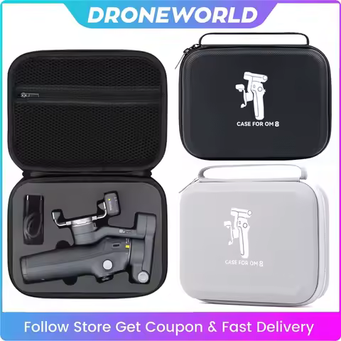 PU Storage Bag for DJI Osmo Mobile 8 Portable Carrying Box Case Handbag for DJI OM 8 Handheld Gimbal