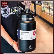 4600ml กระบอกน้ำเก็บอุณหภูมิ 4.6L ขวดน้ำสแตนเลส กระบอกน้ำ กระบอกน้ำเก็บความเย็น แก้วน้ำ ถ้วยน้ำความจ