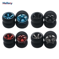 [Hellery] Tire Set 1/28 Wltoys 1 Wheels Performance Monster Inserts K969 K989 P929 10 for Car Truck
